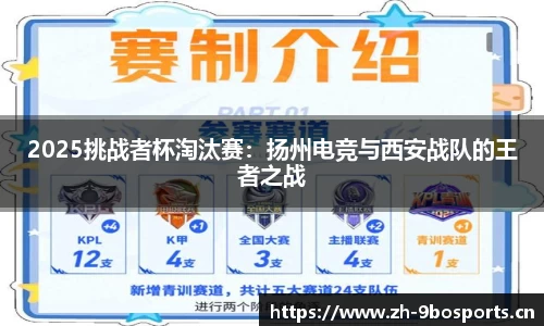 2025挑战者杯淘汰赛：扬州电竞与西安战队的王者之战